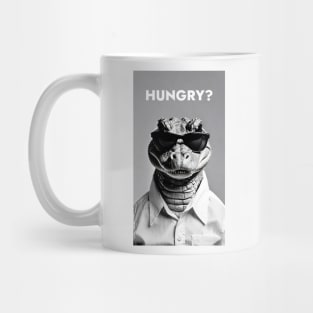 Hungry? - Funny Aligator Wearing Sunglasses Mug